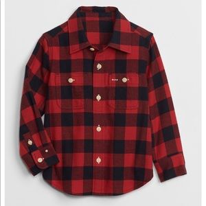 Baby Gap - Plaid/Checked Red Shirt and Pant set